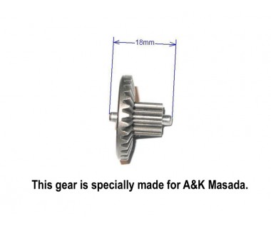 Hardening High Torque Gear Set for A&K Masada, Barrel length 455mm or less (200%)