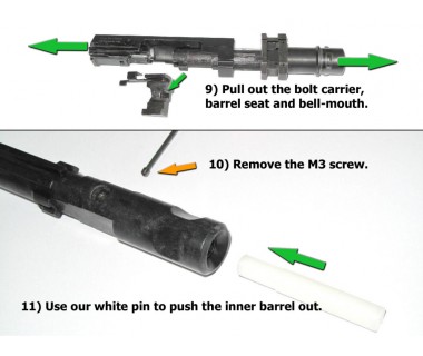 MP9 (KSC-System 7) CNC 6063 Aluminum Outer Barrel
