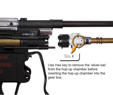 MP5 (Marui Next Gen) CNC Aluminium Hop-up Chamber & Steel Air-tight Nozzle