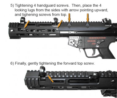 MP5 (Marui Next Gen) CNC 6061 Aluminium Ext. Monolithic Handguard