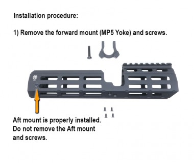 MP5 (Marui Next Gen) CNC Aluminium M-LOK S-Handguard (2025)