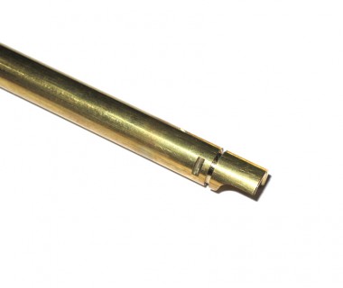 M4 (T.Marui) Ø6.03 Copper Inner Barrel (420mm) for GBB 10.5" barrel + QD Silencer
