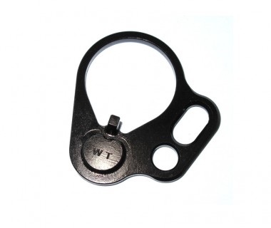 M4 (T.Marui) CNC Hardened Steel Receiver Plate: Double Left rings