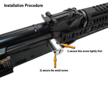 AKM (T.Marui GBB) CNC 6061 Aluminium RP-5 Charging Handle