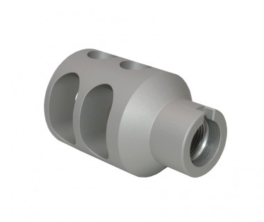 AKM (T.Marui GBB) CNC 6063 Aluminium DTK-2L silver Muzzle Blast