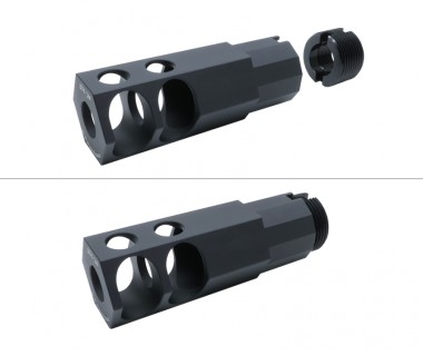 AK (T.Marui) CNC Aluminium DTK-3M Muzzle Brake