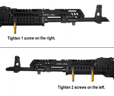 AKM (T.Marui GBB) CNC 6061 Aluminium S-4 kit for B-10L