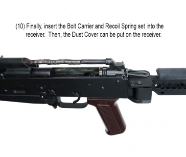 AKM (T.Marui GBB) CNC PT-5 (2025) Ext. Folding Stock set