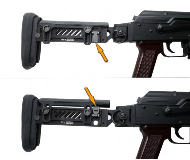 AKM (T.Marui GBB) CNC PT-5 (2025) Ext. Folding Stock set