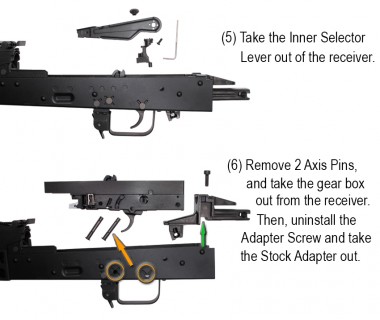 AKM (T.Marui GBB) CNC PT-5 (2025) Ext. Folding Stock set