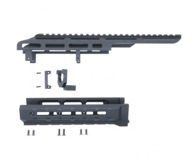 Saiga-12SBS (T.Marui) CNC Aluminium A style M-LOK Handguard