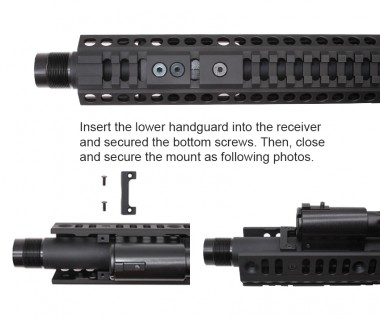Saiga-12K (T.Marui) CNC 6061 Aluminium Z style Handguard