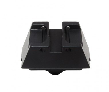 Glock 17 Gen4, 17, 19, 34 (T.Marui, WE) CNC Aluminium Fiber Optic High Rear Sight