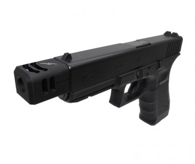 Glock (T.Marui) CNC Aluminium 2-Cut A-style Comp Black