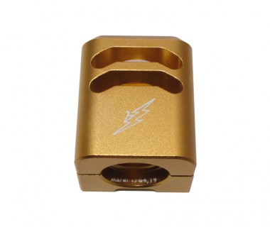 Glock (T.Marui) CNC Aluminium 2-Cut A-style Comp Gold