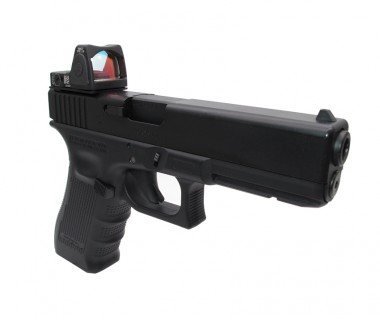 Glock series (T.Marui, WE) CNC Aluminium RMR Slim Mount & Rear Sight