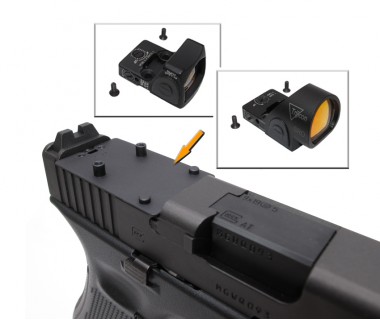 Glock 17Gen5 (T.Marui) CNC 6063 Aluminium RMR/SRO Mount