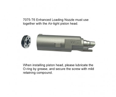 1911 (T.Marui) CNC 6063 Aluminium 134a Enhanced Loading Nozzle