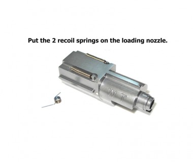MP9 (KSC-System 7) CNC 6063 Aluminium Top Gas Loading Nozzle