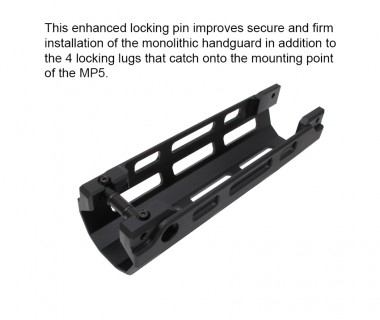 MP5 (WE) CNC 6061 Aluminium Monolithic Handguard