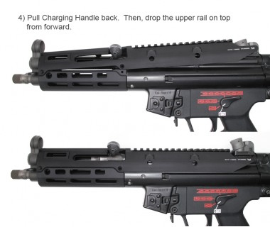 MP5 (WE) CNC 6061 Aluminium Monolithic Handguard