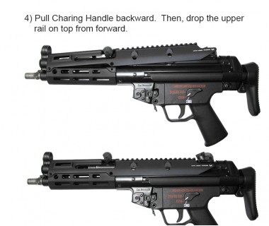 MP5 (VFC) CNC 6061 Aluminium Monolithic Handguard