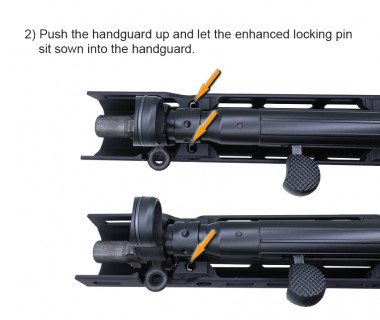 MP5 (VFC) CNC 6061 Aluminium Ext. Monolithic Handguard
