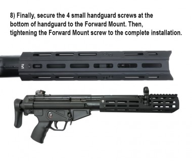 HK53 (VFC) CNC Aluminium M-LOK S-Handguard