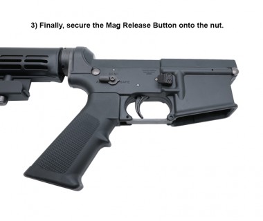 M4 (Marui Evolt) CNC Aluminium M style Mag Release Button