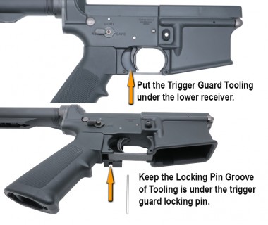 M4 (Marui Evolt) CNC Aluminium KAC20491-1 Trigger Guard